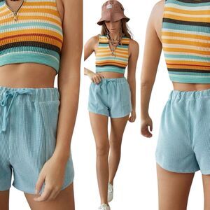 Urban Outfitters BDG Toni Corduroy Pull On Shorts High Rise Lightweight Small